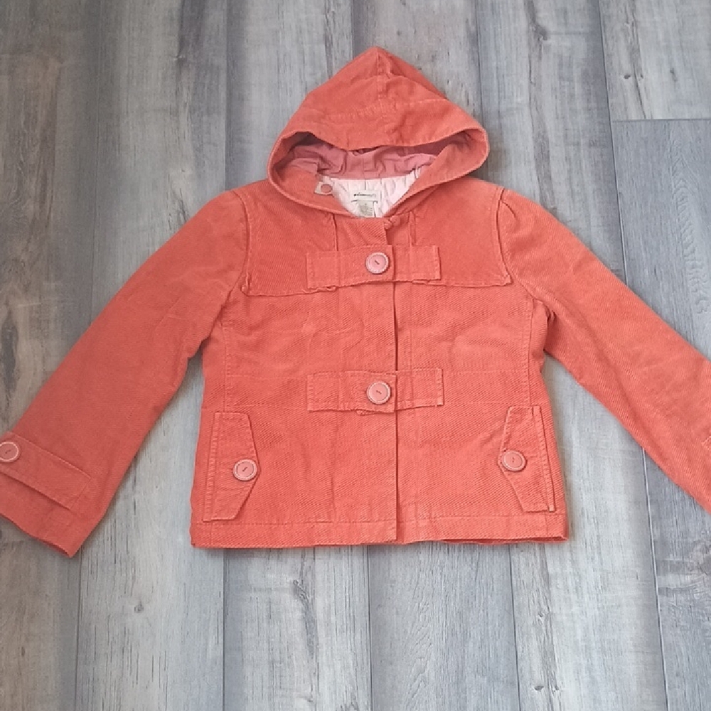 Elevenses (Anthropologie) Hooded Lined Corduroy Coat